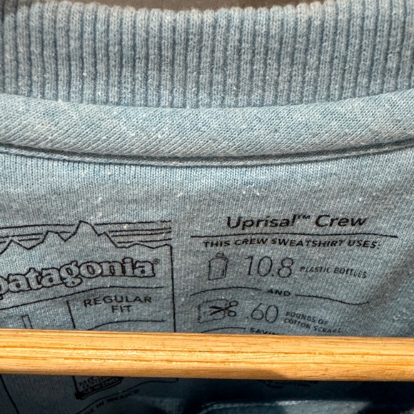 Patagonia Uprisal Men's Large Blue Crewneck Sweatshirt - Picture 2 of 4